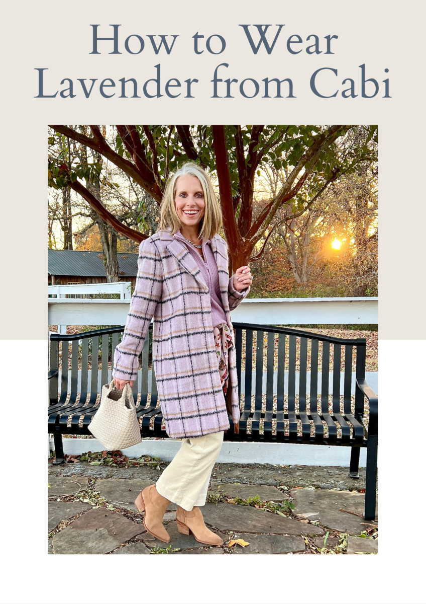 How to Wear Lavender from Cabi – Coast to Coast Blog by Lisa